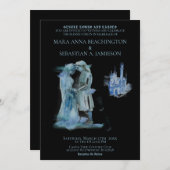 *~* Mittelalterliche Burg Schloss Couple Burg in L Einladung (Vorne/Hinten)