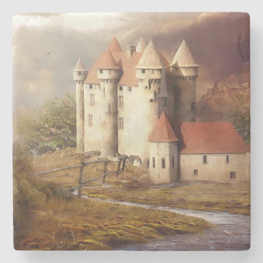 Mittelalterliche Burg Steinuntersetzer (Vorderseite)