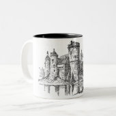 Mittelalterliche Burg Tasse (Vorderseite Links)