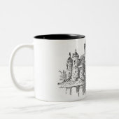 Mittelalterliche Burg Tasse (Links)
