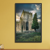 Mittelalterliche Burg von Guimaraes, Portugal.