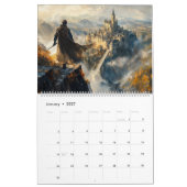 Mittelalterliche Burgen: Historischer Art-Kalender Kalender (Jan 2027)
