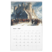Mittelalterliche Burgen: Historischer Art-Kalender Kalender (Mär 2027)