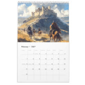 Mittelalterliche Burgen: Historischer Art-Kalender Kalender (Feb 2027)