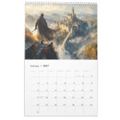 Mittelalterliche Burgen: Historischer Art-Kalender Kalender (Jan 2027)