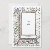 Mittelalterliche ca. 1415 beleuchtete Hochzeit Einladung (Rückseite)