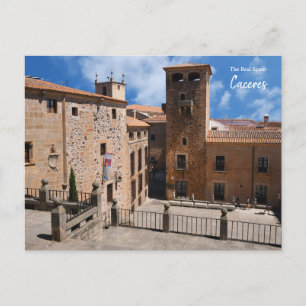 Mittelalterliche Caceres, Spanien Postkarte
