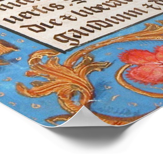 Mittelalterliche Christlich-katholische Auferstehu Poster (Ecke)