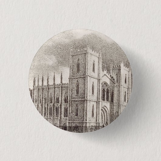 Mittelalterliche Christliche Kirche Button (Vorderseite)
