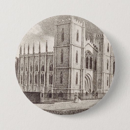 Mittelalterliche Christliche Kirche Button (Vorderseite)