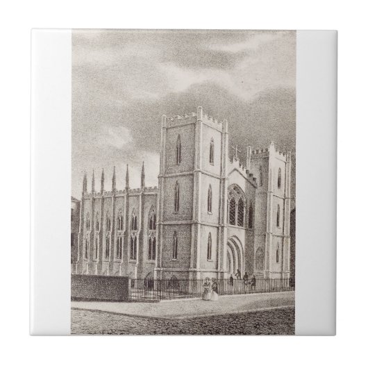 Mittelalterliche Christliche Kirche Fliese (Vorderseite)