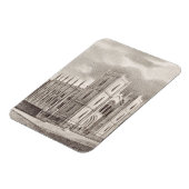 Mittelalterliche Christliche Kirche Magnet (Linke Seite)