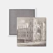 Mittelalterliche Christliche Kirche Magnet (Vorderseite/Rückseite)