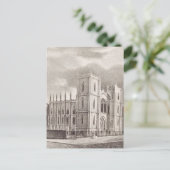 Mittelalterliche Christliche Kirche Postkarte (Stehend Vorderseite)