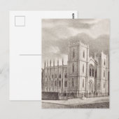 Mittelalterliche Christliche Kirche Postkarte (Vorne/Hinten)