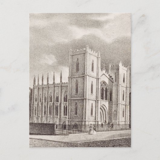 Mittelalterliche Christliche Kirche Postkarte (Vorderseite)
