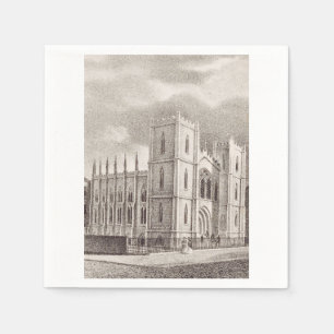 mittelalterliche christliche Kirche Serviette