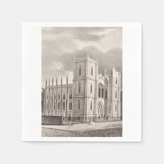 Mittelalterliche Christliche Kirche Serviette (Vorderseite)