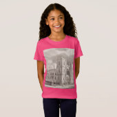 Mittelalterliche Christliche Kirche T-Shirt (Vorne ganz)