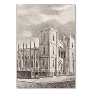 mittelalterliche christliche Kirche Tischnummer