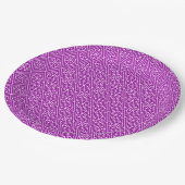 Mittelalterliche Damaskottdiamanten, Amethyst lila Pappteller (Schrägansicht)