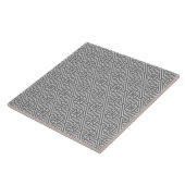 Mittelalterliche Damaskus-Diamanten, silbergrau Fliese (Seite)