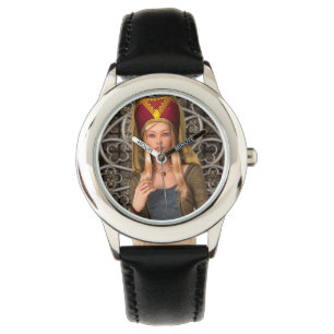 Mittelalterliche Dame Armbanduhr