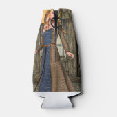 Mittelalterliche Dame Flaschenkühler (Rückseite)