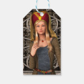 Mittelalterliche Dame Geschenkanhänger (Rückseite)