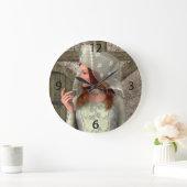 Mittelalterliche Dame Große Wanduhr (Zuhause)