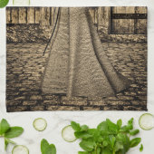 Mittelalterliche Dame Handtuch (Gefaltet)