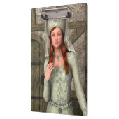 Mittelalterliche Dame Klemmbrett (Links)