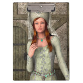 Mittelalterliche Dame Klemmbrett (Vorderseite)