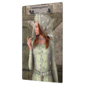 Mittelalterliche Dame Klemmbrett (Links)