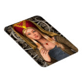 Mittelalterliche Dame Magnet (Rechte Seite)