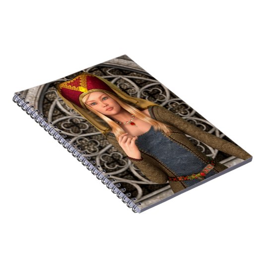 Mittelalterliche Dame Notizblock (Rechte Seite)