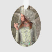 Mittelalterliche Dame Ornament (Rückseite)