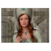 Mittelalterliche Dame Schneidebrett (Vorderseite)