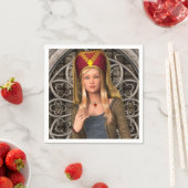 Mittelalterliche Dame Serviette (Beispiel)