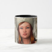 Mittelalterliche Dame Tasse (Zentrum)