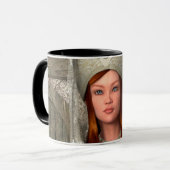 Mittelalterliche Dame Tasse (Vorderseite Links)