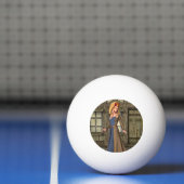 Mittelalterliche Dame Tischtennisball (Netto)