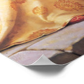 Mittelalterliche Dame und Ritter Poster (Ecke)