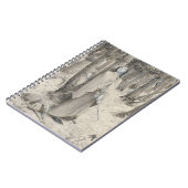 Mittelalterliche Dame Warrior Forest Monochrome Ku Notizblock (Linke Seite)
