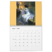 Mittelalterliche Damen-Ritter-Gewohnheit Kalender (Mär 2027)