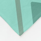 Mittelalterliche Diamanten Türkis Fleecedecke (Ecke)