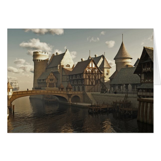 Mittelalterliche Docks (Vorderseite (Horizontal))