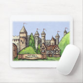 Mittelalterliche Dorf-Malerei Mousepad (Mit Mouse)