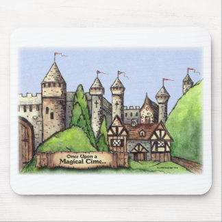 Mittelalterliche Dorf-Malerei Mousepad