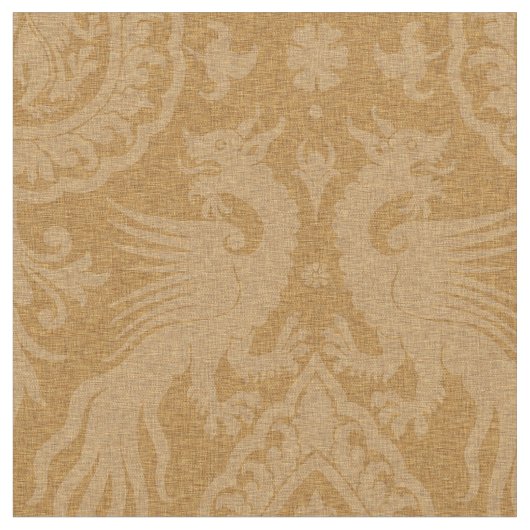 Mittelalterliche Drachen Stoff (Nahaufnahme)